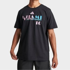 adidas Inter Miami CF MLS Lionel Messi Number T-Shirt
